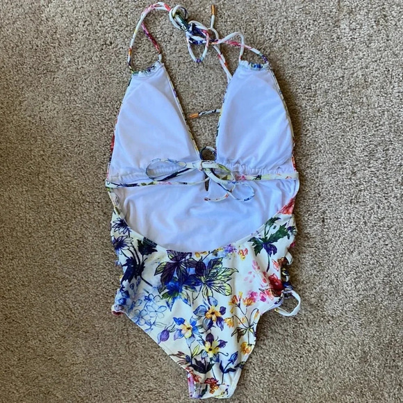 Rachel Roy Strappy Side One Piece Swimsuit - Picture 6 of 7
